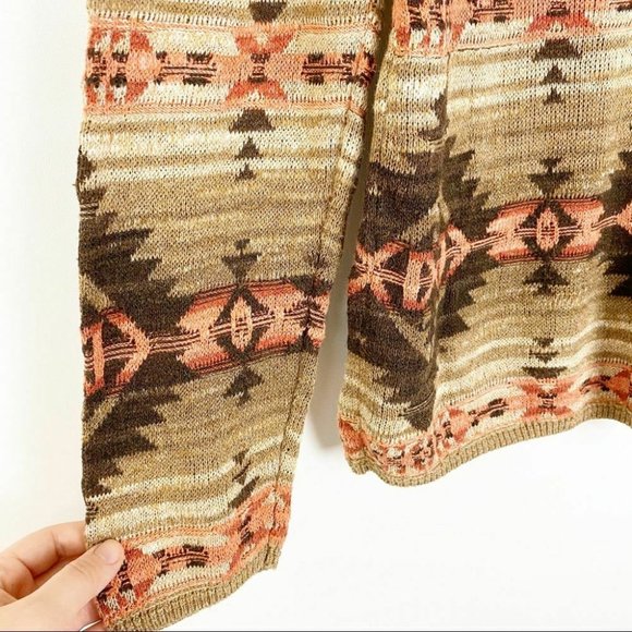 RL Denim & Supply Southwestern Print Henley Top - Picture 5 of 8